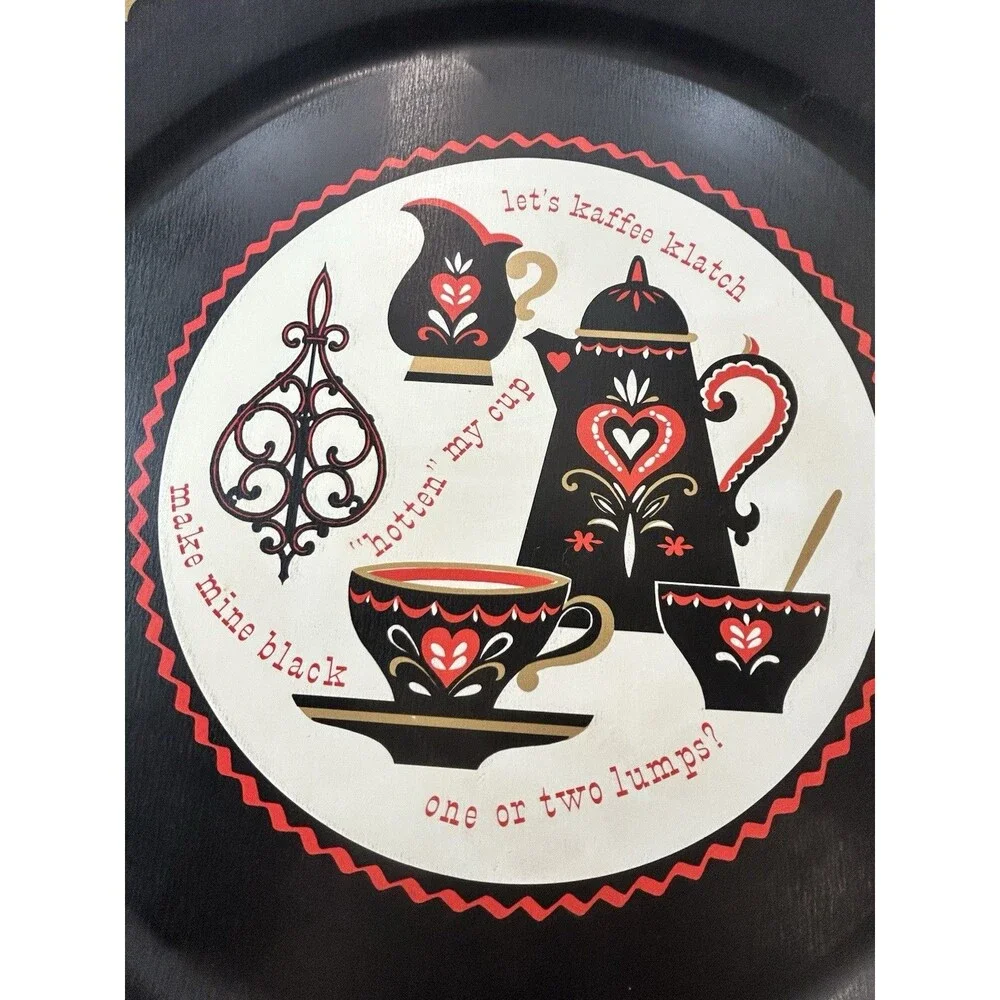 Vintage 1950's Coffee Tea Kaffee Tray 19
